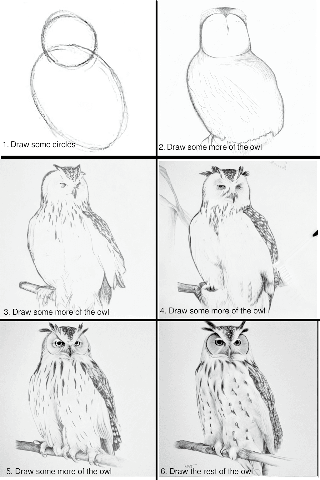 AI fills in the missing steps to draw an owl meme